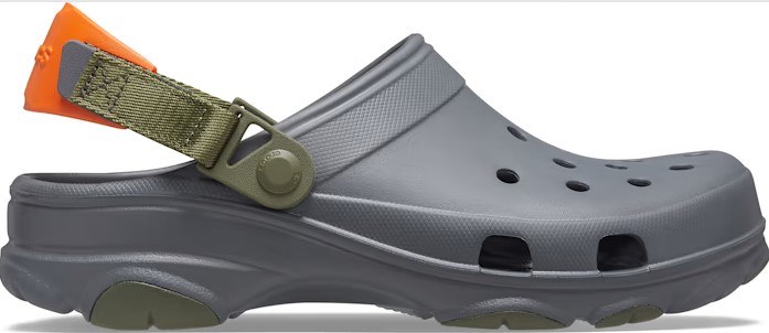 Crocs gray and green hot sale